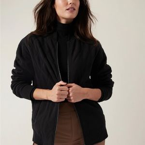 Athleta Retroplush Bomber Jacket XL
